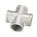 Cross tee stainless steel cast pipe fitting water fittings prices